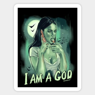 I am a God T-Shirt by BwanaDevilArt Magnet